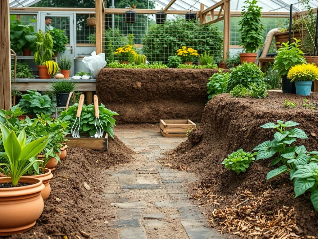 Building Hugelkultur Mounds