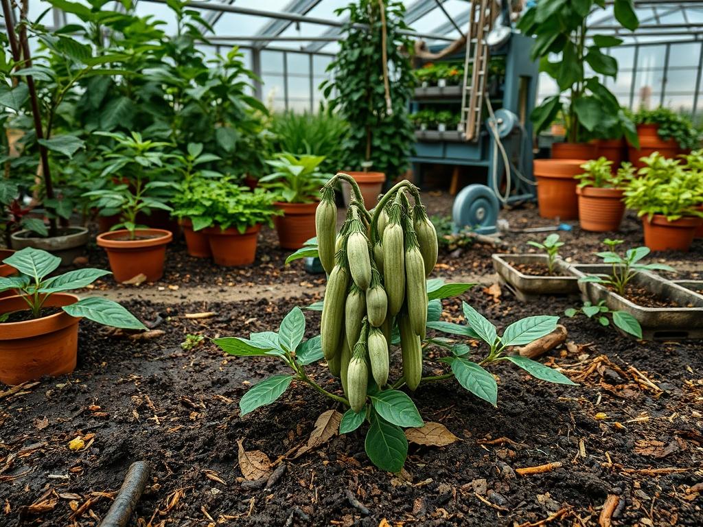 Saving Bean Seed Pods