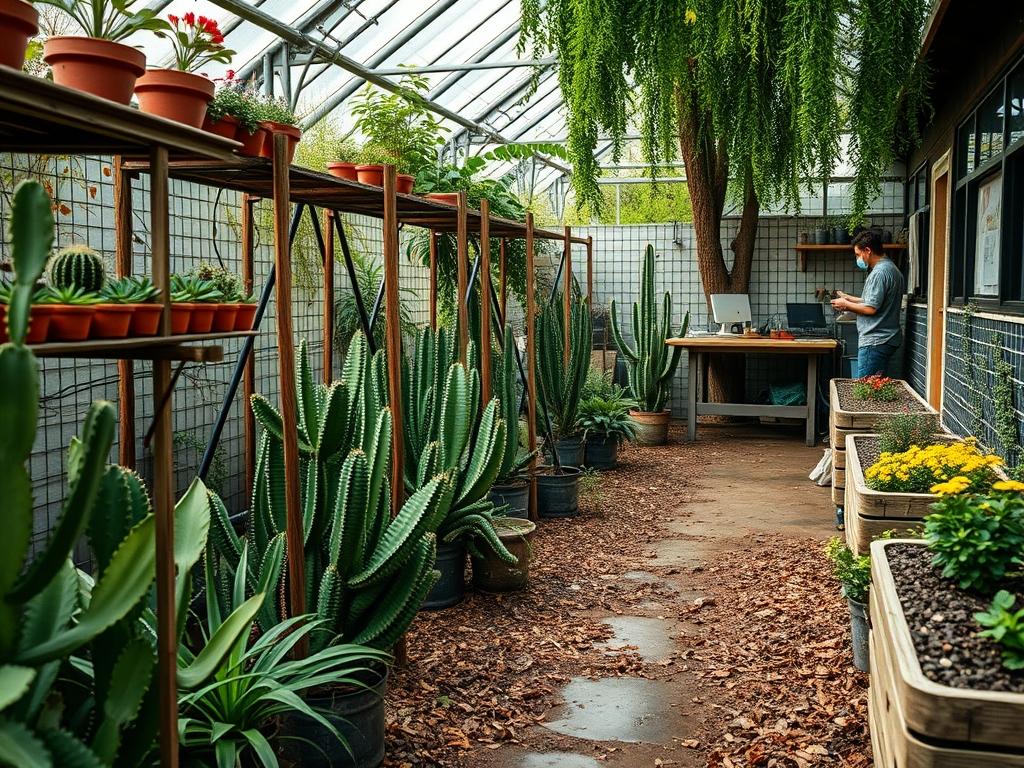 Native Cactus Fence Design