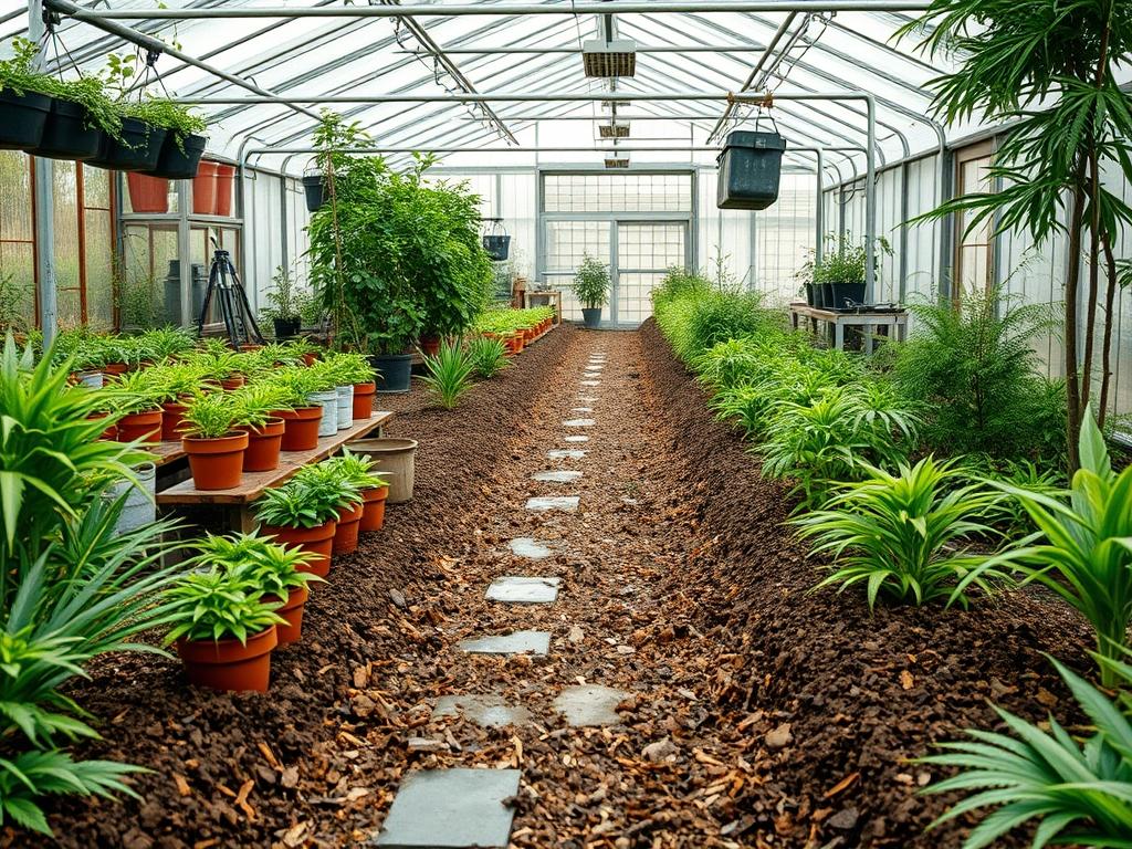 Natural Hemp Mulching