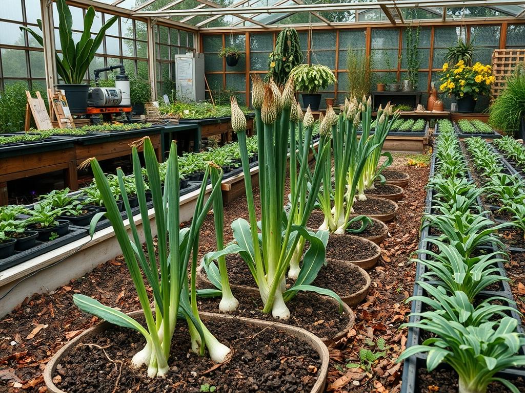 Saving Leek Seed Heads