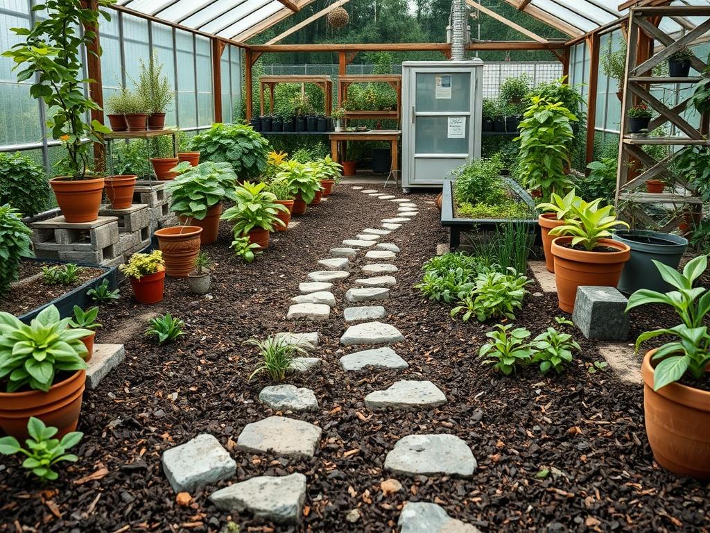 Traditional Stone Mulching