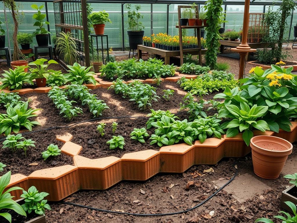Traditional Clay Bed Edging