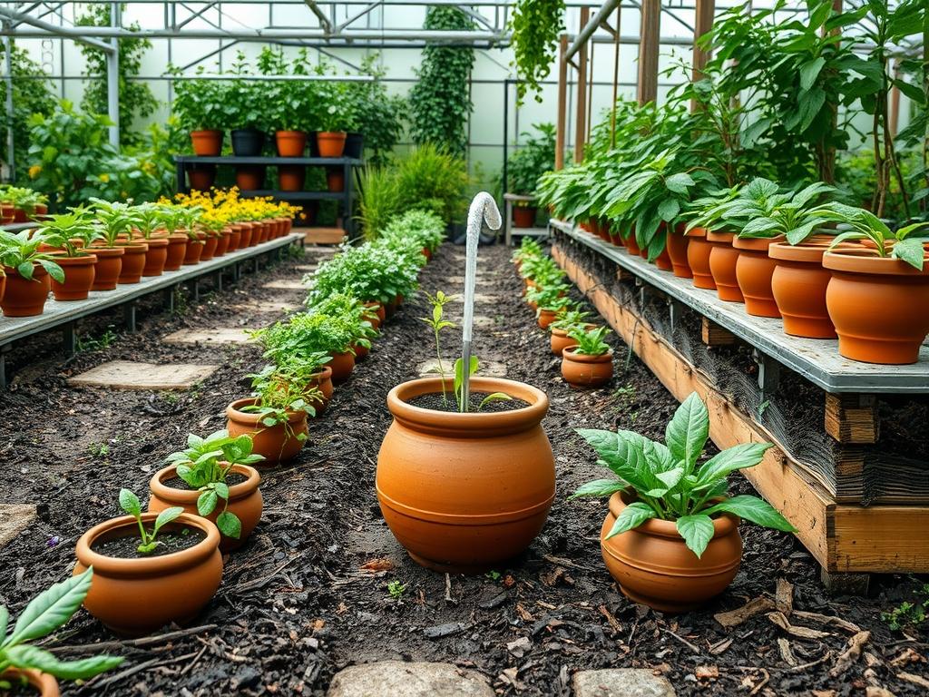 Traditional Clay Pot Irrigation