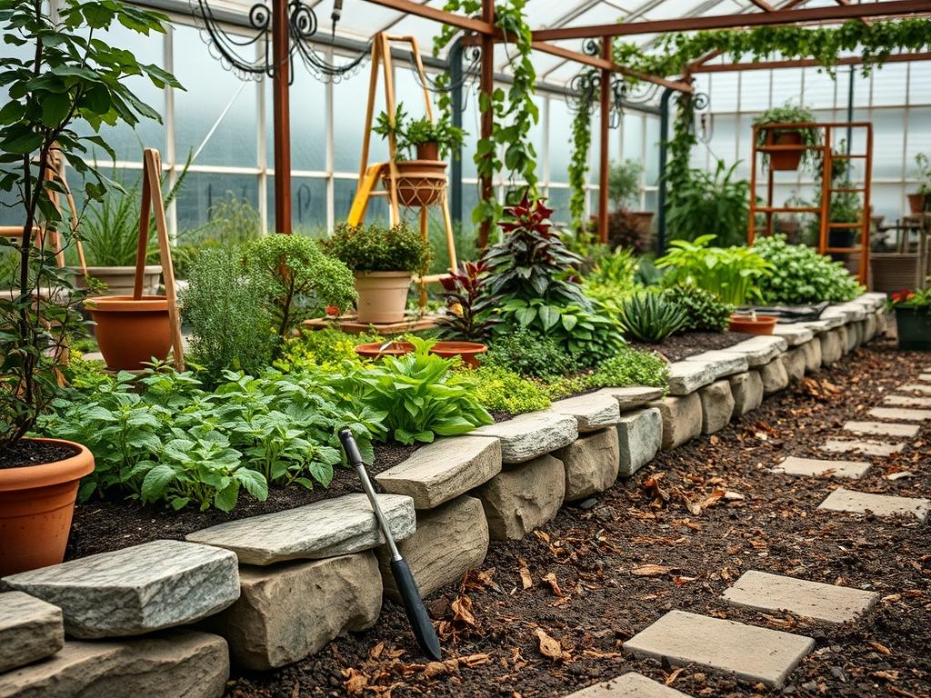 Traditional Stone Garden Edging